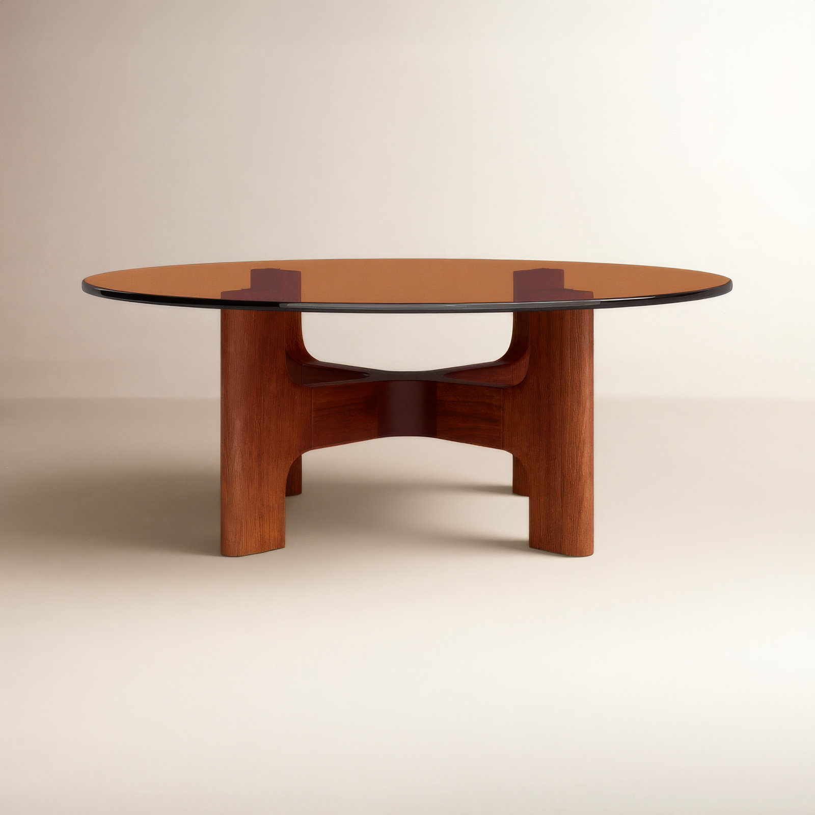Gallia 42 " Glass Coffee Table