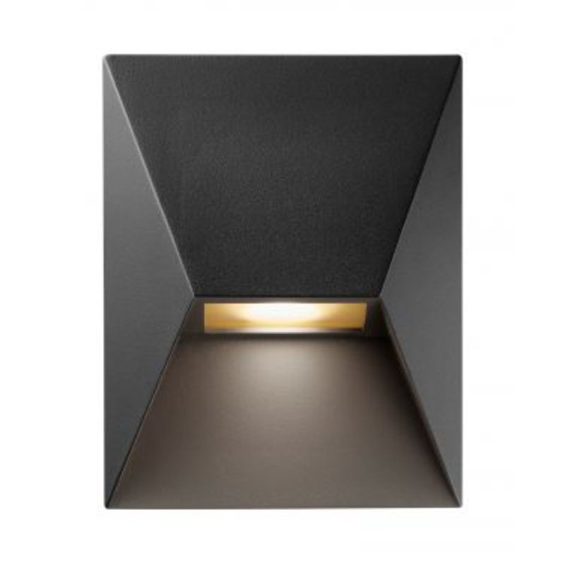 Benedykt Outdoor Flush Mount, Black