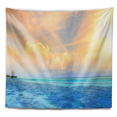 Tapisserie paysage marin Seascape Maldives