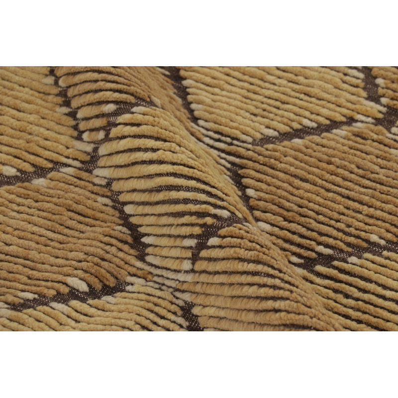 Scandinavian One-of-a-Kind 4'6X7'0 Hand Knotted Area Rug