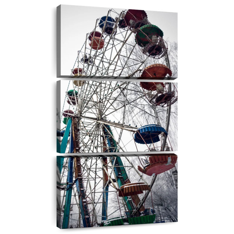 La roue du diable en Lituanie, H 32 po x l 15 po