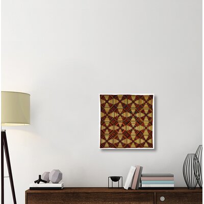 Quilt, 'Log Cabin' Pattern, 'Pineapple' Variation' Graphic Art Print on Canvas -  East Urban Home, 2DC37794FFCB4C8C869A338172DEC585