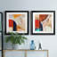 Blue Orange I Blue Orange I - ensemble de 2 cadres photo-948632043-946958464-946958468