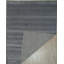 Blue Hand-Knotted Wool Viscose Striated Texture Geometric Modern Contemporary Carpet Rug-134501892