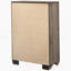 Commode de chambre 5 tiroirs délavé taupe