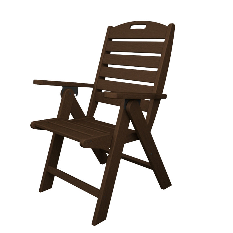 Chaise haute POLYWOOD, Acajou