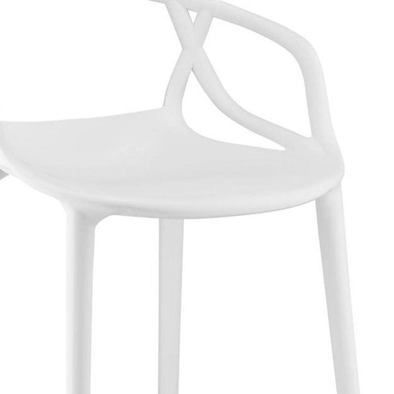 Chaise de bar 31 po, Blanc
