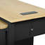 Îlot de cuisine 47 po avec table de salle à manger extensible K&K