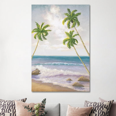 Atlantic Seaside 1 Piece Wrapped Canvas Wall Art