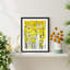 «White Yellow Birch Tree Leaf Spring Autumn Forest» sur papier-98266028-98266029