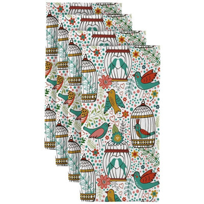 Jailyn Polyester Animals/Nature Square Napkin