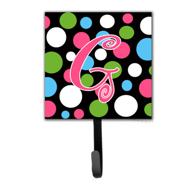 Crochet mural polkadot monogramme
