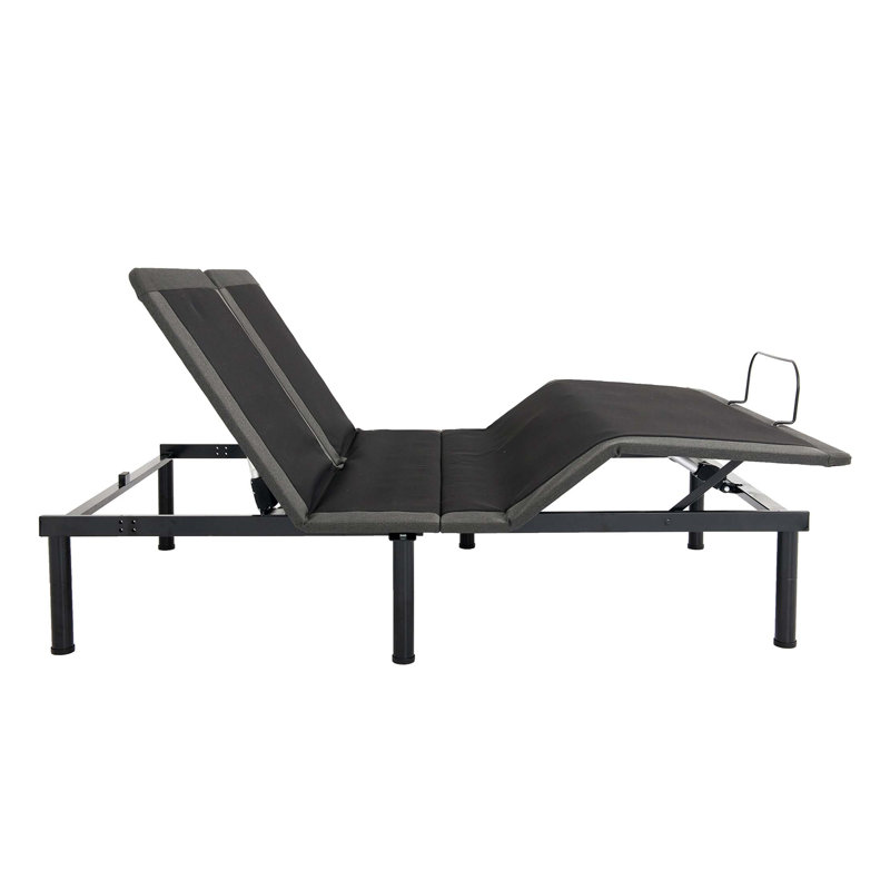 Structure de lit ajustable Flex Top avec commandes à commande vocale, Grand lit