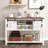 Entryway Table with Sliding Barn Doors
