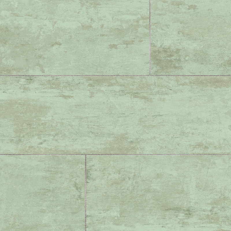 Habanera 11-7 / 8 po X 35 1/2 po Carreau de céramique cannelé, Vert
