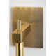Algiers Single Light Glass Steel Dimmable Armed Sconce