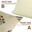 Ensemble de housse de coussin décoratif en satin de coton 4 blocs Fab divine, orange-102843573-102843577
