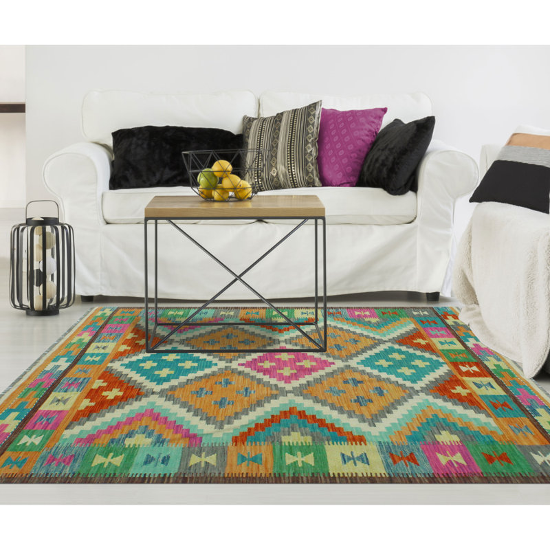 Bobbee Wool Geometric Indoor Rug