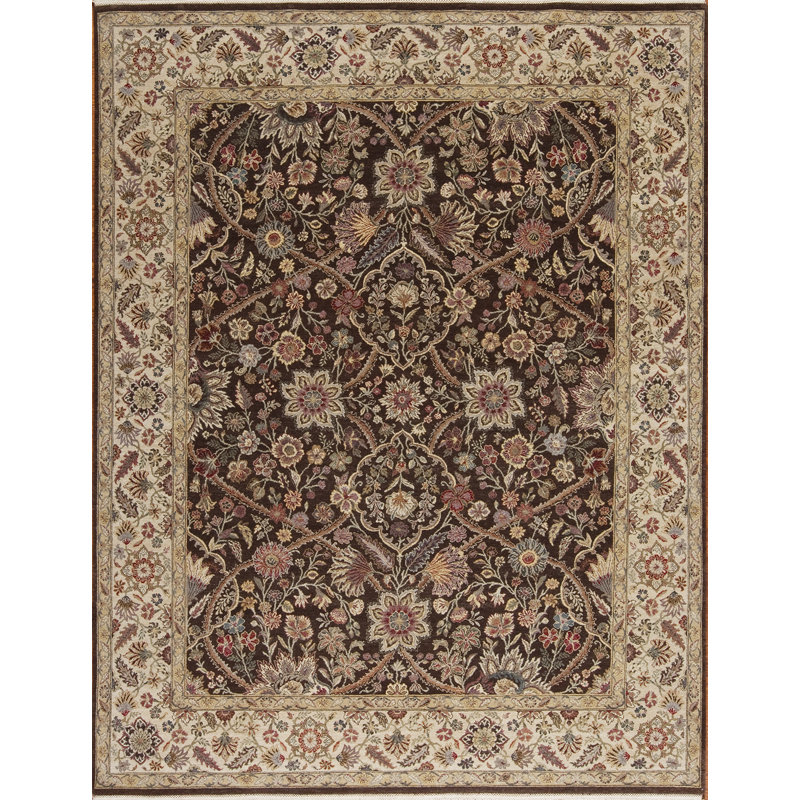 Cote D’Azure Hand Knotted Wool Area Rug, Rectangle 8' x 10'