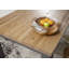 Villanders Oak Rectangular Wood Top Dining Table with Iron Base-47484014-47484017