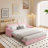 66" Queen Pull Out Sofa Bed, 3-in-1 Convertible Sleeper Sofa Multi-Functional Velvet Loveseat Bed-1870766262