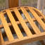 Chaise de patio en bois d'acacia Adwoa