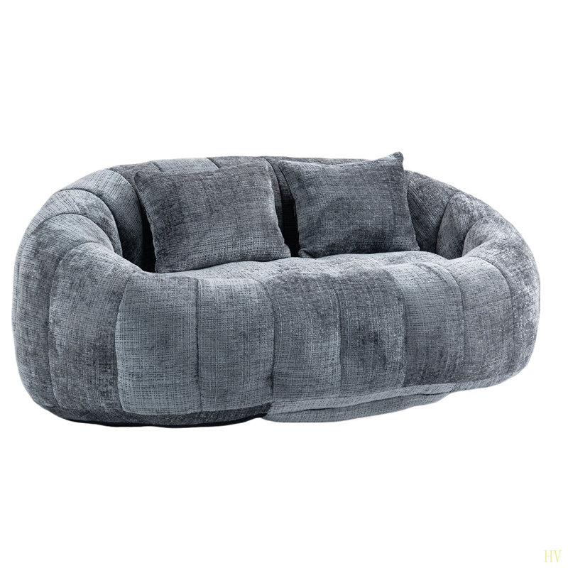 Bean Bag Sofa Lazy Sofa Durable Comfort Lounger High Back Bean Bag Chair Couch For Adults And Kids, Indoor & Outdoor, Accent Floor Soft Lounge Chair  (Chenille)