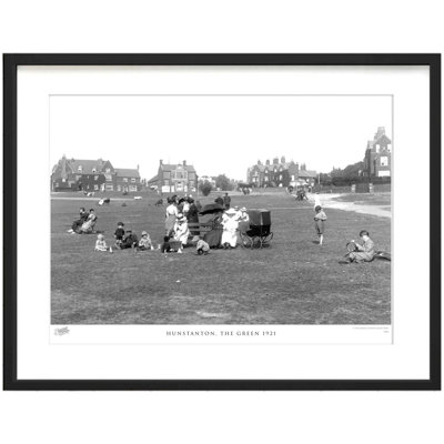 Hunstanton, The Green 1921 by Francis Frith - Single Picture Frame Print