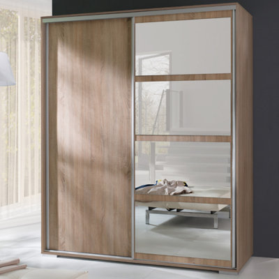 Francesca-Maria 2 Door Manufactured Wood Wardrobe