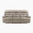 Kaniel 86.5'' Transitional Power Double Reclining Sofa - Power Reclining Sofa with Top Grain Leather Upholstery, Dual Power Reclining, Integrated USB Ports and Metal-Reinforced Frame-304095691