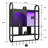4 Tier Modern Floating Windowsill Wall Shelf-1522343511