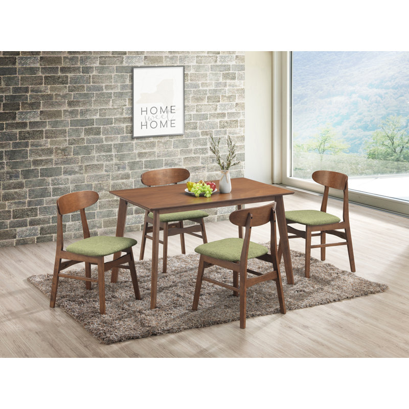 Caveney 18.31'' H Upholstered Side Chair, Green
