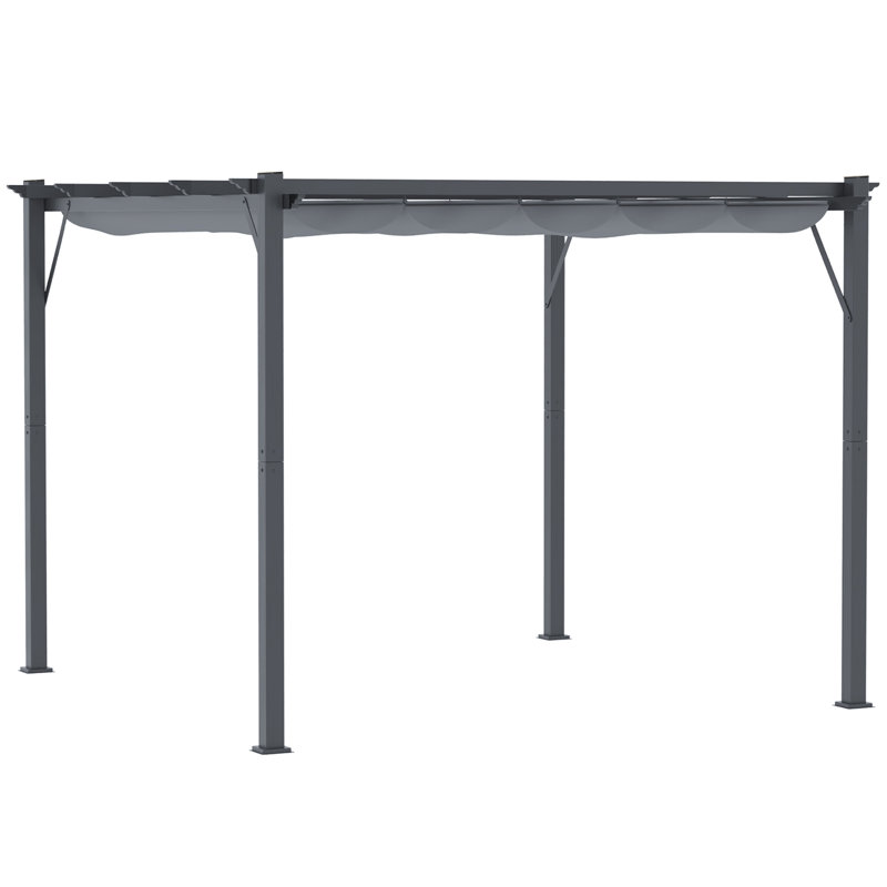 Aaliyahrose 3m x 3m Aluminum Pergola