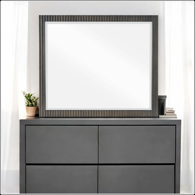 Clayten Espresso Finish Mirror