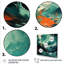 Rolling Surf Waves III - art mural vagues-450177122-450177126