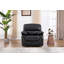 Ensemble de salon inclinable manuel en similicuir 3 pièces avec rangement et inclinaison indépendante-2101143495