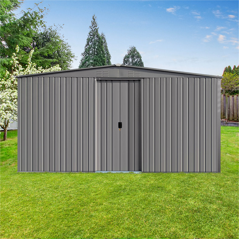 Remise de rangement extérieure à double usage pour outils et bois de chauffage, convenant à une utilisation hivernale