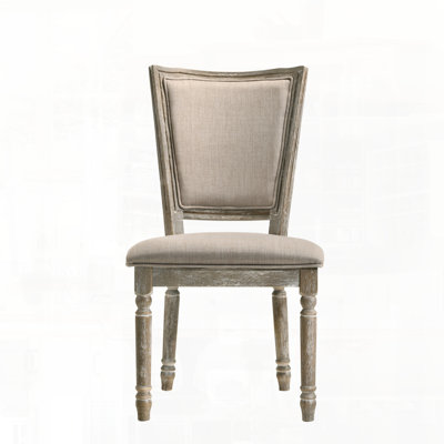 Ensemble de chaises d'appoint avec tablier en bois et siège carré pour une utilisation durable