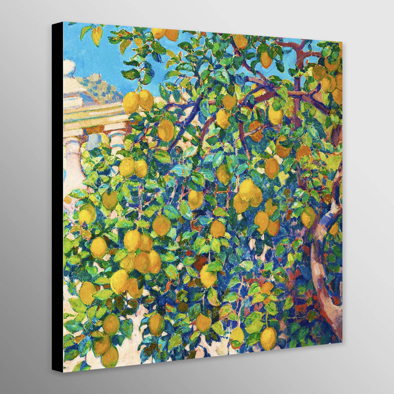 Lemon Tree by Theo Van Rysselberghe - Wrapped Canvas Art Prints, 30cm H x 30cm W