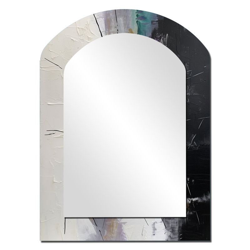 Miroir mural mauve moderne, 34 po x 25 po