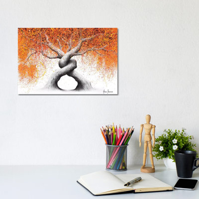 Twisting Love Trees by Ashvin Harrison - Print on Canvas