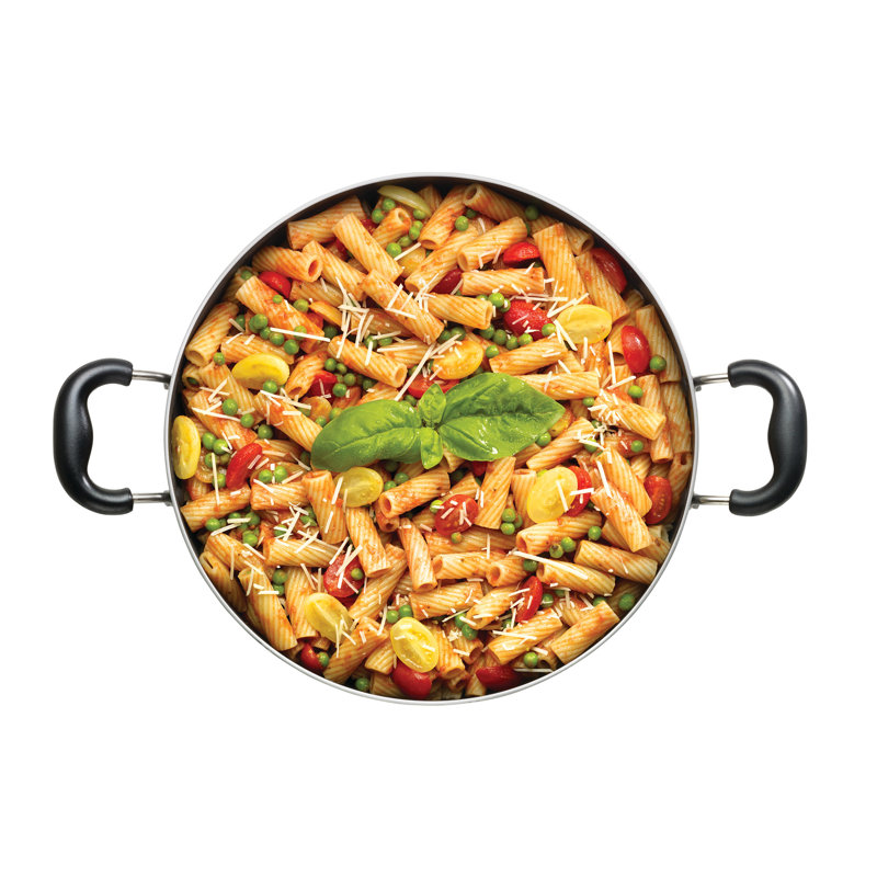 T-fal Essentials Nonstick Everyday Pan, 12 Inch, Black