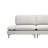 89 Inch Cotton And Linen Sofa, Minimalist Double Sofa-1189522190
