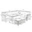 Chaise longue en rotin avec coussins 6 pièces Laia-1507231884-1507231885