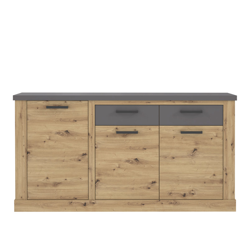 67.8'' Sideboard, Brown/Gray