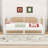 Wooden Daybed with Headboard and Trundle-1133844706-1133844712