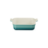 Le Creuset Stoneware Heritage Rectangular Baking Dish, 4 Qt. - Blue Riviera
