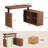 47.24'' L-shaped Electric Height Adjustable Standing Desk