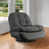 Gray Faux Leather