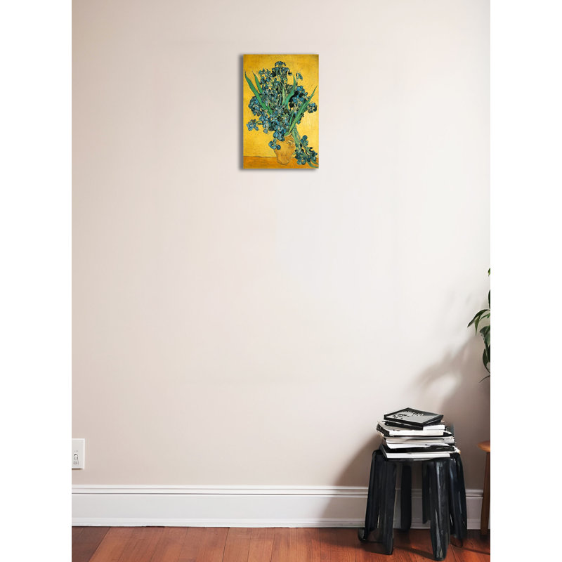 Buy Art for Less Officially Licensed Les Iris by Vincent Van Gogh Wrapped Canvas Decor, 18" H x 12" W x 1.5" D